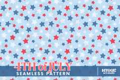 American 4th of July Patriotic Stars Seamless Pattern Bundle Product Image 8