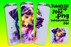 Lively Pooches in Abstract Tumbler Product Image 1