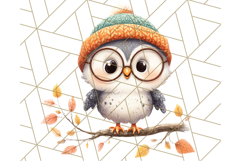 Cozy Autumn Animal Clipart, Fall Forest Critters PNG Product Image 2