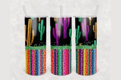 Cactus Succulent Mexico 20 oz sublimation design tumbler Product Image 1