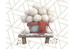 Santa Claus Clipart, North Pole Holiday PNG Graphics Product Image 2