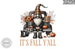 It's Fall Y'all Sublimation Design -High Quality 300 Dpi Product Image 1