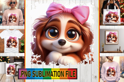 Cozy TSHIRT Art Ideas PNG, 3D Dog Product Image 1