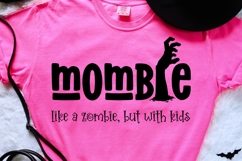 Mombie Retro Halloween PNG | Spooky Season Sublimation DIY Product Image 3