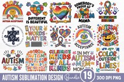 Autism Sublimation Bundle PNG Product Image 1