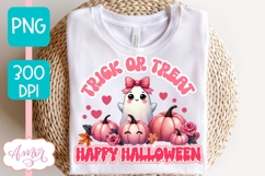 Pink Halloween sublimation bundle | Cute Halloween PNG Product Image 15