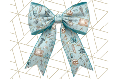 Halloween Bow Clipart, Bright Holiday Ribbon PNG Product Image 2