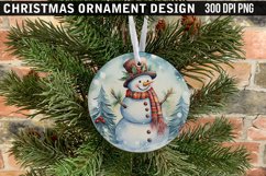 Christmas Ornament Sublimation PNG Design Product Image 1