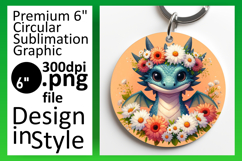 Creative Round Design for Car Coasters , Dragon Product Image 1