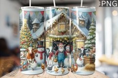 Farm Animals Tumbler Wrap - Christmas Tumbler Design Product Image 1