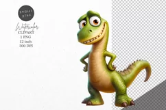 Dinosaur clipart, Dino clipart, Kids sublimation Product Image 1