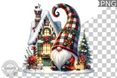 Christmas Gnome Sublimation - Clipart PNG Design Product Image 1