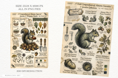 Autumn Squirrel Garden Junk Journal Product Image 3