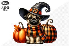 Halloween Dog Sublimation - Clipart PNG Design Product Image 1