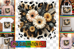 Playful PNG Art for Gifts, Leopard Prints Product Image 1
