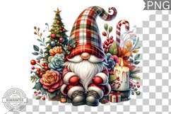 Christmas Gnome Sublimation - Clipart PNG Design Product Image 1