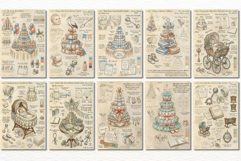 Ephemera Baby Shower Junk Journal Pages - Junk Journal Pack Product Image 2