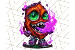 Haunted Treats Clipart PNG, Halloween Candy Art Product Image 2