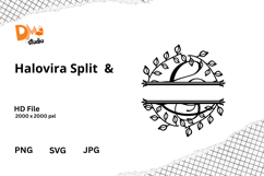 Halovira Split Monogram Product Image 1