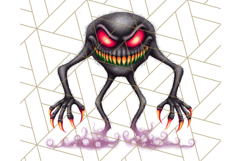 Halloween Monster Clipart PNG, Cute Spooky Characters Product Image 2