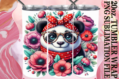 Luminous moments 20oz tumbler wrap, Cute Animals Product Image 1