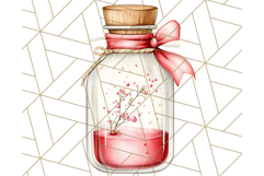 Cottagecore Apothecary PNG Clipart, Rustic Potions &amp; Herbs Product Image 2