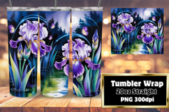 Unique 20oz Design for Sublimation , Flowers Product Image 1