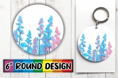 Vibrant Petal PNG: Spring Sublimation Design Keychain Product Image 1