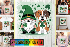 Playful TOTE BAG Art PNG, St Patricks Product Image 1