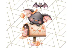 Halloween Neighborhood Clipart PNG for Trick or Treat Product Image 2