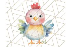 Watercolor Farm Animals PNG Clipart, Baby Nursery Decor Png Product Image 2