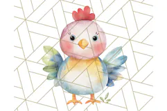 Watercolor Farm Animals PNG Clipart, Baby Nursery Decor Png Product Image 2