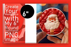 Winter Magic Unleashed: 3D Inflated Puff Santa Creations Product Image 1