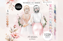 Mother of the Bride Clipart Bundle Portrait Creator Product Image 1