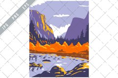 El Capitan or El Cap during fall in Yosemite National Park Product Image 1