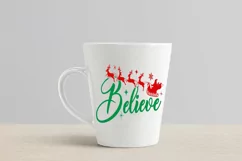Believe Christmas SVG PNG EPS DXF File Believe SVG Santa SVG Product Image 2
