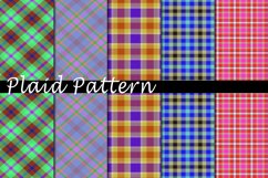 Plaid Pattern Digital Paper Bundle Product Image 1