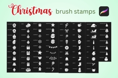140 Christmas Procreate Brush Set Product Image 5
