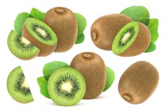 Kiwi collection isolated on white background Product Image 1