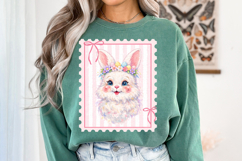 Preppy Easter Bunny PNG Product Image 6