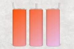 Orange Tint Tumbler Wrap Sublimation Product Image 1