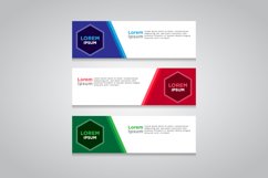 Vector abstract design banner web template. Product Image 1