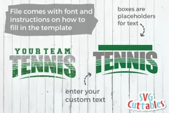 Tennis SVG | Tennis Template 002 | Shirt Design Product Image 2