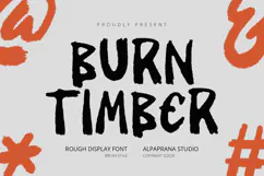 Burn Timber - Display Product Image 1