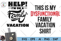 Camping -help im on a family vacationn svg Product Image 1