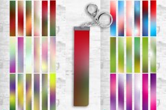 Holiday Ombre Key Fob Wristlet Designs Sublimation Product Image 1