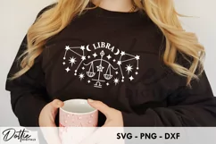 Libra SVG DXF PNG Scales Zodiac Star Sign Product Image 2