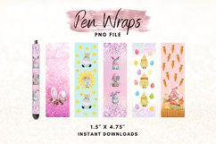 Gnome Easter Pen Wrap Rabbit Bunny Carrot Pen Printable Set5 Product Image 1