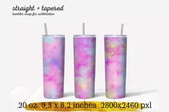 Unicorn iridescent tumbler tumbler,20 oz skinny tumbler subl Product Image 1