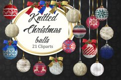 Knitted Christmas Baubles Product Image 2